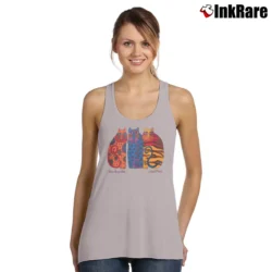 Women’s 80s Laurel Burch Cat Retro Aztec Tank Top in sport grey | Lightweight, Movement-Friendly
