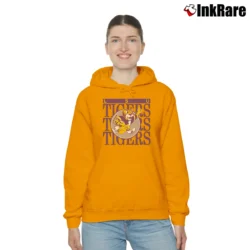 Women’s 80s LSU Tigers 1989 Football Graphic Cozy Hoodie in orange | Warm, Structured, Stylish