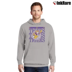 Men’s 80s LSU Tigers 1989 Football Graphic Pullover Hoodie in sport grey | Cozy, Durable, Modern Fit