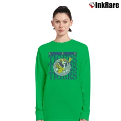 Women’s 80s LSU Tigers 1989 Football Graphic Long-Sleeve Top in irish green | Sleek, Versatile, All-Season