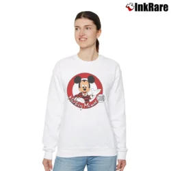 Women’s 80s Mickey Mouse Club Relaxed Sweatshirt in white | Soft, Laid-Back Vibe