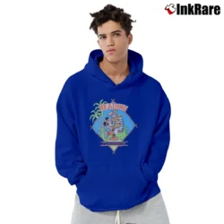 Men’s 80s Mickey Mouse Reading Adventure Pullover Hoodie in royal blue | Cozy, Durable, Modern Fit
