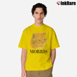 Men’s 80s Morris The Cat 9 Lives Cat Food Classic T-Shirt in yellow | Soft, Breathable Everyday Wear
