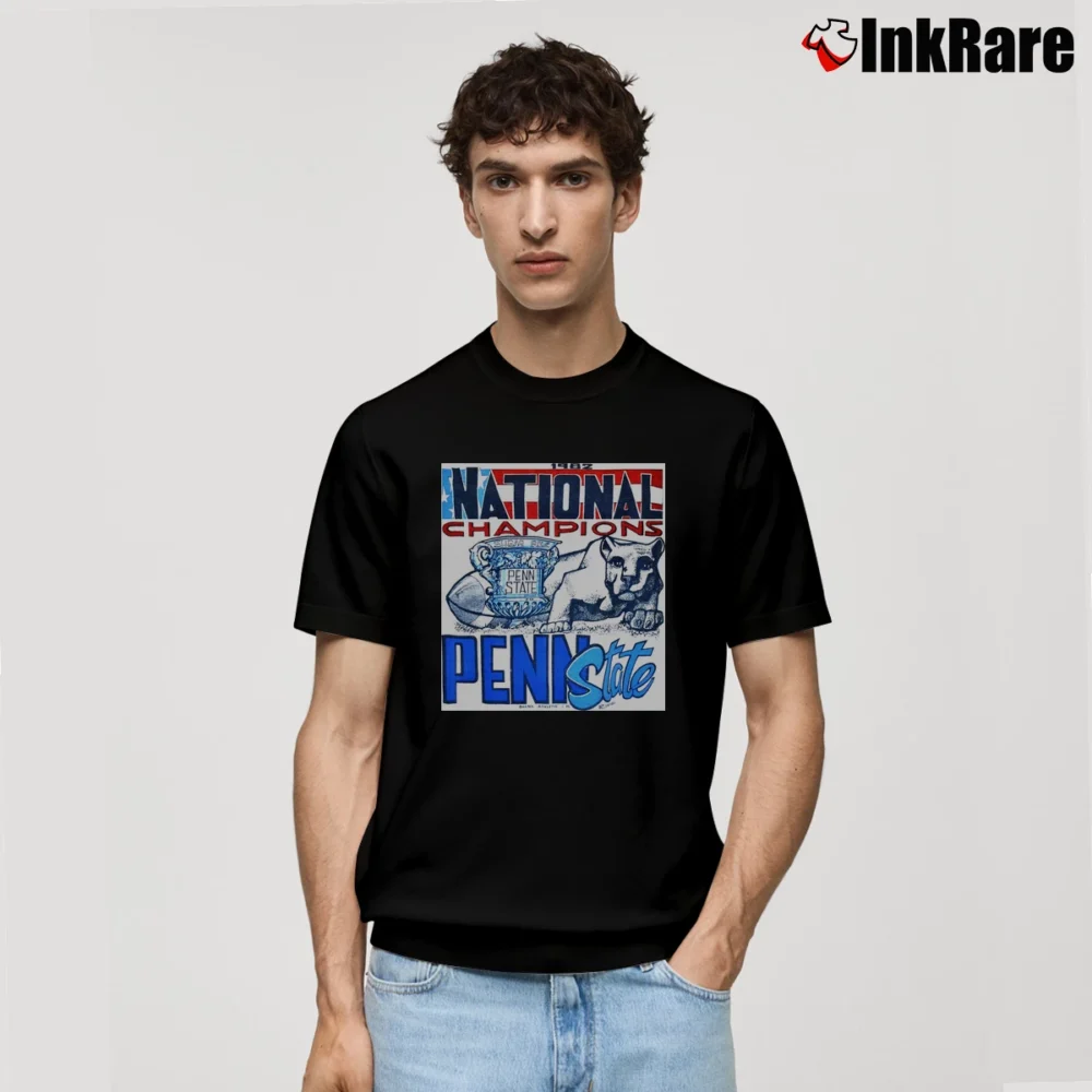 Men’s 80s Penn State Nittany Lions 1983 Sugar Bowl Champs Classic T-Shirt in black | Soft, Breathable Everyday Wear