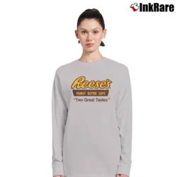 Women’s 80s Reese's Peanut Butter Cups Long-Sleeve Top in sport grey | Sleek, Versatile, All-Season