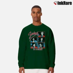 Men’s 80s Survivor Eye Of The Tiger World Tour Long-Sleeve Shirt in forest green | Sleek, Lightweight, Year-Round Wear