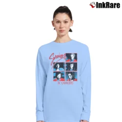 Women’s 80s Survivor Eye Of The Tiger World Tour Long-Sleeve Top in light blue | Sleek, Versatile, All-Season