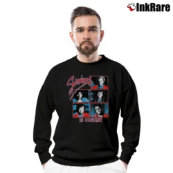 Men’s 80s Survivor Eye Of The Tiger World Tour Crewneck Sweatshirt in black | Cozy Fabric, Clean Style