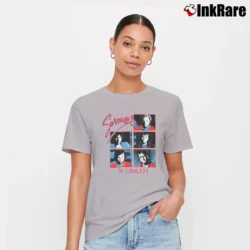 Women’s 80s Survivor Eye Of The Tiger World Tour Signature T-Shirt in sport grey | Soft, Flattering Fit