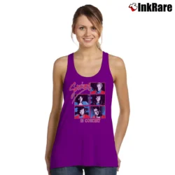 Women’s 80s Survivor Eye Of The Tiger World Tour Tank Top in purple | Lightweight, Movement-Friendly