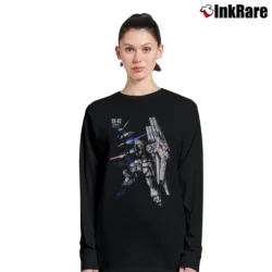 Women’s 90s 00s Gundam Wing Anime Lot Sotsu Collection Long-Sleeve Top in black | Sleek, Versatile, All-Season