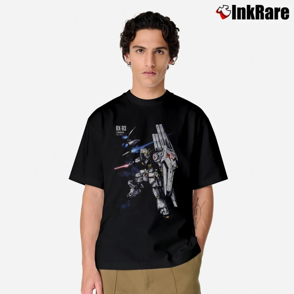 Men’s 90s 00s Gundam Wing Anime Lot Sotsu Collection Classic T-Shirt in black | Soft, Breathable Everyday Wear