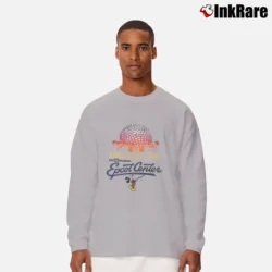 Men’s 90s 80s Mickey Inc Epcot Center Disney World Long-Sleeve Shirt in sport grey | Sleek, Lightweight, Year-Round Wear