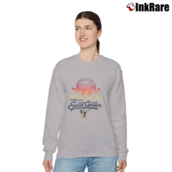 Women’s 90s 80s Mickey Inc Epcot Center Disney World Relaxed Sweatshirt in sport grey | Soft, Laid-Back Vibe