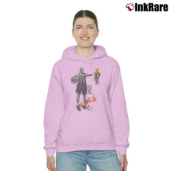 Women’s 90s Air Jordan Space Jam Bugs Bunny Cozy Hoodie in light pink | Warm, Structured, Stylish