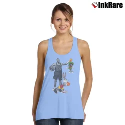 Women’s 90s Air Jordan Space Jam Bugs Bunny Tank Top in light blue | Lightweight, Movement-Friendly