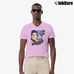 Men’s 90s Andres Galarraga Big Cat 1993 Rockies All Star V-Neck Tee in light pink | Sharp, Breathable, Everyday Staple