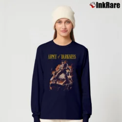 Women’s 90s Army of Darkness Long-Sleeve Top in navy | Sleek, Versatile, All-Season