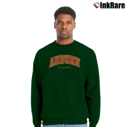 Men’s 90s Auburn Alumni Tiger Football Crewneck Sweatshirt in forest green | Cozy Fabric, Clean Style