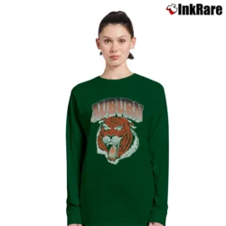Women’s 90s Auburn Tigers Aubie Long-Sleeve Top in forest green | Sleek, Versatile, All-Season