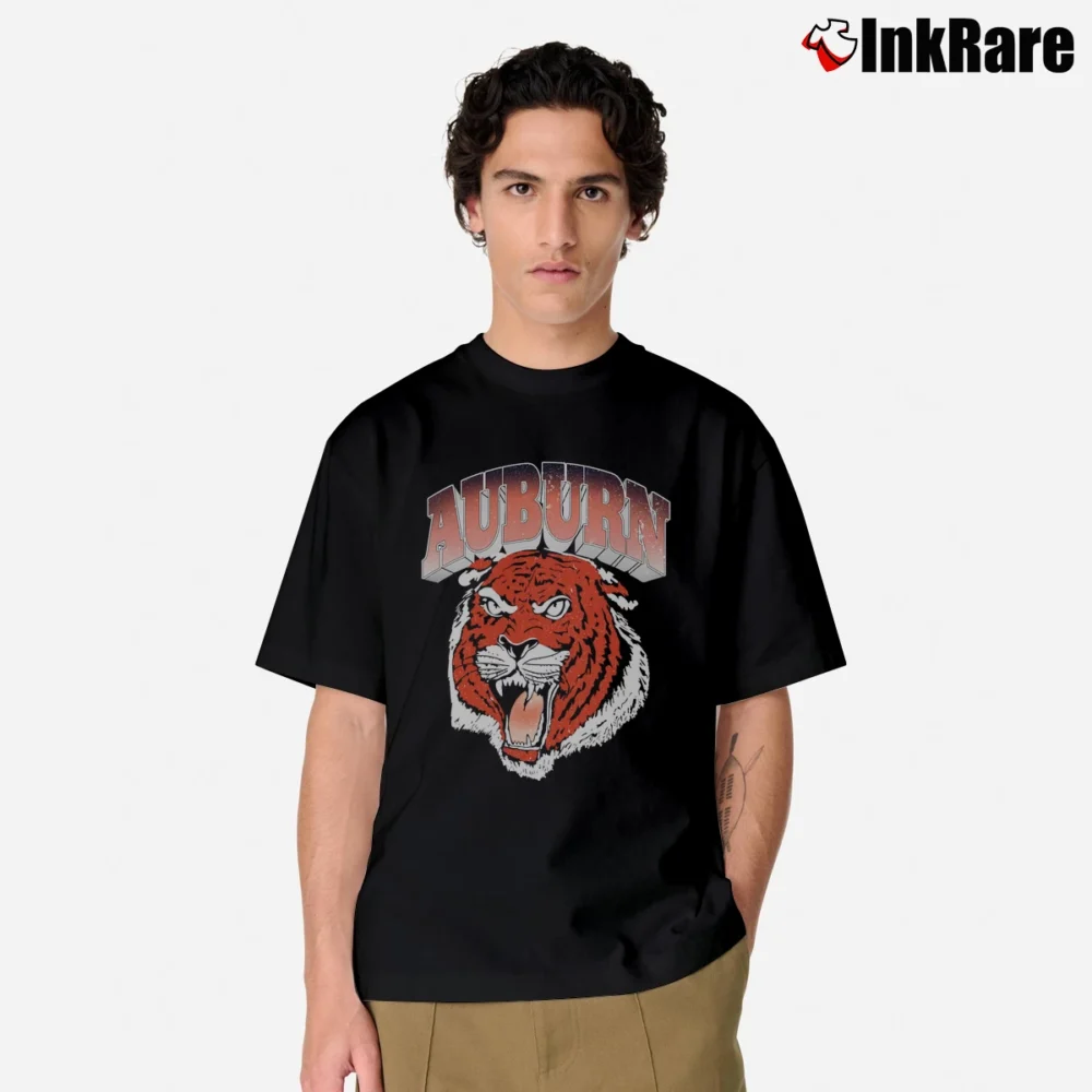 Men’s 90s Auburn Tigers Aubie Classic T-Shirt in black | Soft, Breathable Everyday Wear