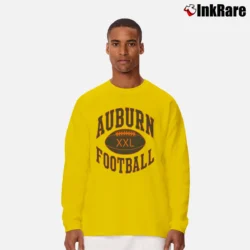 Men’s 90s Auburn Tigers Football Graphic Long-Sleeve Shirt in yellow | Sleek, Lightweight, Year-Round Wear