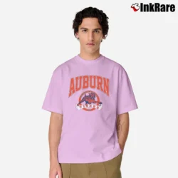 Men’s 90s Auburn Tigers Football Classic T-Shirt in light pink | Soft, Breathable Everyday Wear