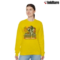 Women’s 90s Auburn University Tiger Graphic Relaxed Sweatshirt in yellow | Soft, Laid-Back Vibe