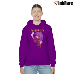 Women’s 90s Bart Simpsons Marley Cozy Hoodie in purple | Warm, Structured, Stylish