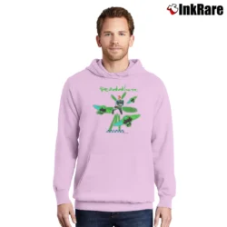 Men’s 90s Batman Forever Riddler Jim Carrey Movie Pullover Hoodie in light pink | Cozy, Durable, Modern Fit