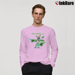 Men’s 90s Batman Forever Riddler Jim Carrey Movie Long-Sleeve Shirt in light pink | Sleek, Lightweight, Year-Round Wear