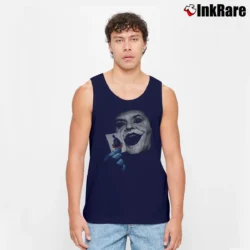 Men’s 90s Batman Joker Jack Nicholson Movie Tank Top in navy | Breathable, Active-Friendly Design