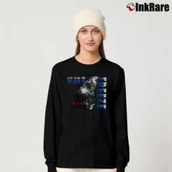 Women’s 90s Batman Mr. Freeze Comic Style Graphic Long-Sleeve Top in black | Sleek, Versatile, All-Season