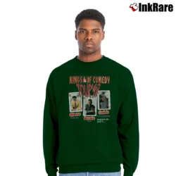 Men’s 90s Bernie Mac Comedy Troupe Crewneck Sweatshirt in forest green | Cozy Fabric, Clean Style