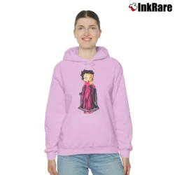 Women’s 90s Betty Boop Got Silk Cartoon Cozy Hoodie in light pink | Warm, Structured, Stylish