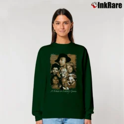 Women’s 90s Black Women Writers Literary Culture Featuring Alice Walker Maya Angelou Relaxed Sweatshirt in forest green | Soft, Laid-Back Vibe