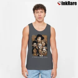 Men’s 90s Black Women Writers Literary Culture Featuring Alice Walker Maya Angelou Tank Top in charcoal | Breathable, Active-Friendly Design