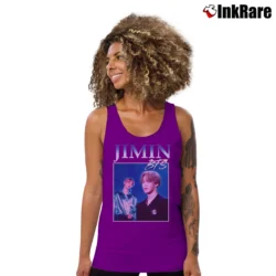 Women’s 90s Bts Jimin Park Jimin Fashion Tank Top in purple | Lightweight, Movement-Friendly