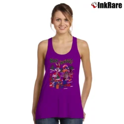 Women’s 90s Bugs Bunny Daffy Duck Christmas Looney Tunes Tank Top in purple | Lightweight, Movement-Friendly