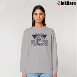 Women’s 90s Busch Gardens Snow Tiger Graphic Relaxed Sweatshirt in sport grey | Soft, Laid-Back Vibe