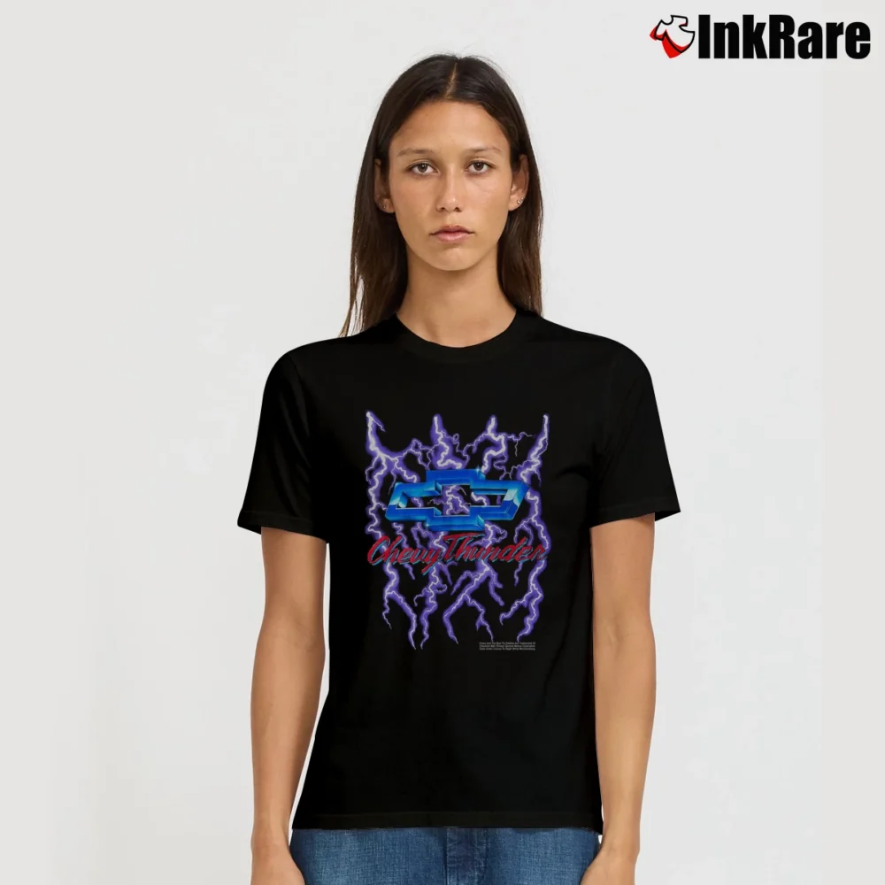 Women’s 90s Chevy Thunder Promo Signature T-Shirt in black | Soft, Flattering Fit