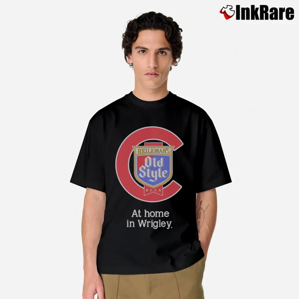 Men’s 90s Chicago Cubs Heilemans Old Style Beer Wrigley Classic T-Shirt in black | Soft, Breathable Everyday Wear