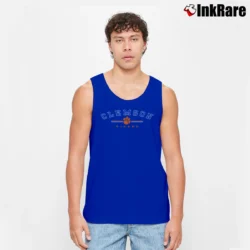 Men’s 90s Clemson Tigers University Tank Top in royal blue | Breathable, Active-Friendly Design