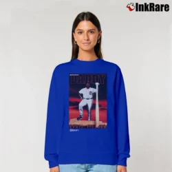 Women’s 90s Detroit Tigers Big Daddy Cecil Fielder Relaxed Sweatshirt in royal blue | Soft, Laid-Back Vibe