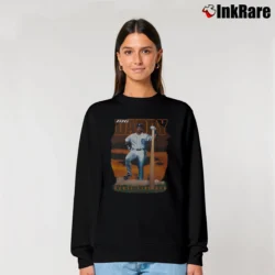 Women’s 90s Detroit Tigers Cecil Fielder Relaxed Sweatshirt in black | Soft, Laid-Back Vibe