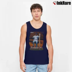 Men’s 90s Detroit Tigers Cecil Fielder Tank Top in navy | Breathable, Active-Friendly Design