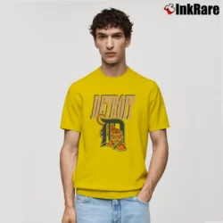 Men’s 90s Detroit Tigers Retro MLB Graphic Classic T-Shirt in yellow | Soft, Breathable Everyday Wear