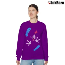 Women’s 90s Disney Goofy Mickey Mouse Promo Relaxed Sweatshirt in purple | Soft, Laid-Back Vibe