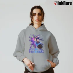 Women’s 90s Disney Space Mountain Mickey Mouse Promo Cozy Hoodie in sport grey | Warm, Structured, Stylish