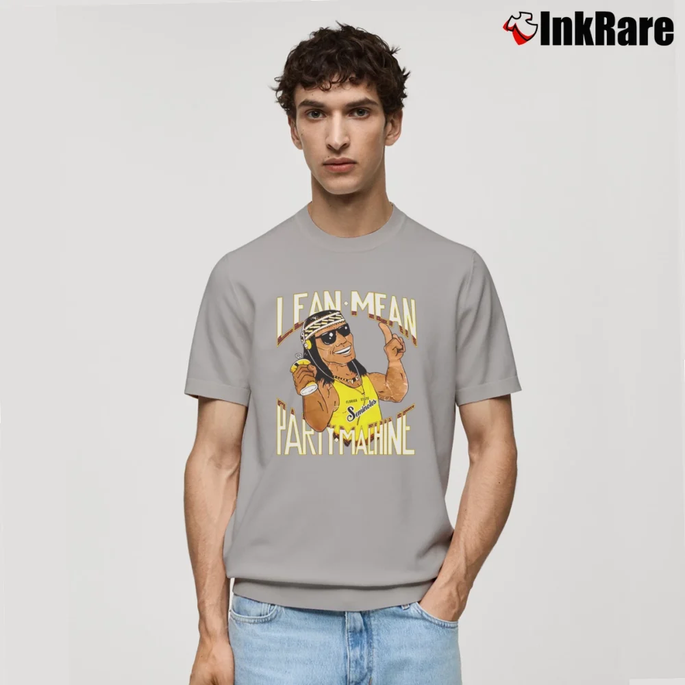 Men’s 90s Florida State Seminoles lean mean party machine Classic T-Shirt in sport grey | Soft, Breathable Everyday Wear